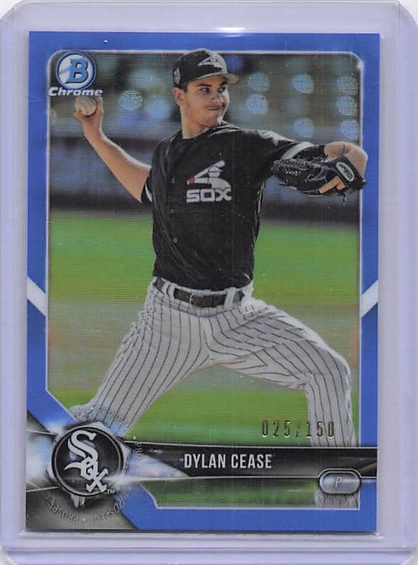 2018 Bowman Draft #BD-59 Dylan Cease Blue #/150