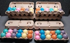 10 Dozen Confetti Filled Easter Eggs 120 Eggs CASCARONES Colorful Fiesta Party