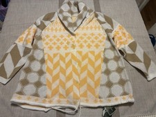Women s Cardigan Sweater/One Size/Brand New With Tag/collared/drawstring Hem