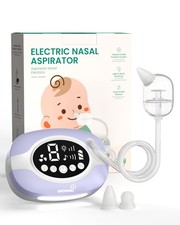 Electric Nose Suction for Baby, Hospital-Grade Nasal Aspirator with Night Light,