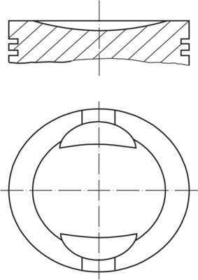 Mahle 009 36 02 Kolben FüR Autobianchi,Fiat,Lancia-image
