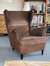 Ohrensessel Strandmon Braun IKEA