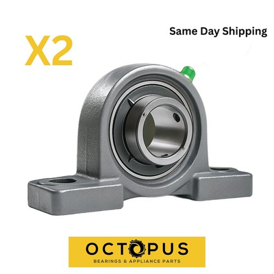 #ad #ad UCP214 44 Pillow Block Bearing 2 3 4quot; Bore 2 Bolt Self Aligning 2PCS $99.99