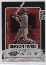 2021 Panini Contenders Season Ticket Optic Red Wave Prizm Adam Frazier #49 0q1p