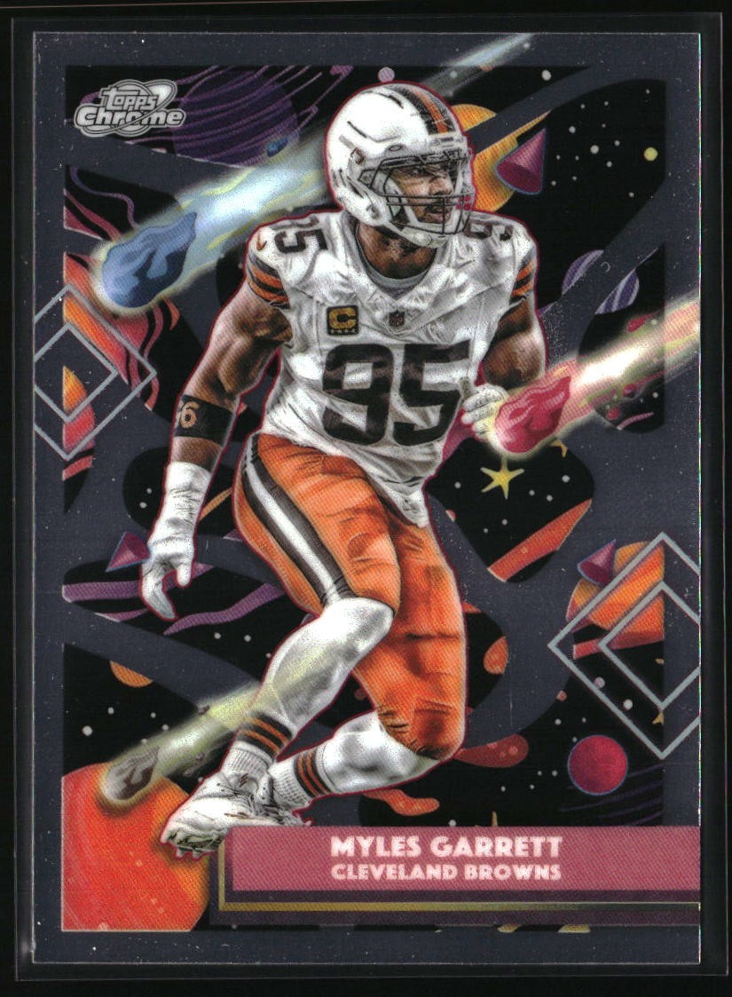 2025 Topps Chrome Cosmic Myles Garrett #24 Cleveland Browns