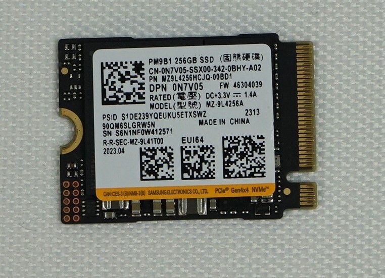 【新品・未使用品】Dell 256GB SSD TLC 2230 Gen4 51wQUBJUeTL.jpg_BO30,255,255,