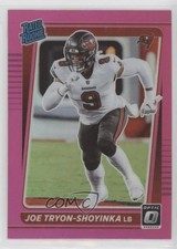 2021 Panini Donruss Optic Rated Rookie Pink Prizm Joe Tryon-Shoyinka #255 0a3