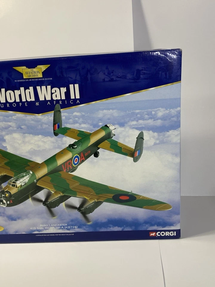 Corgi The Aviation Archive AA32605 Avro Lancaster 419 Sqn RCAF VR-A 1:72 READ - Image 4 of 4