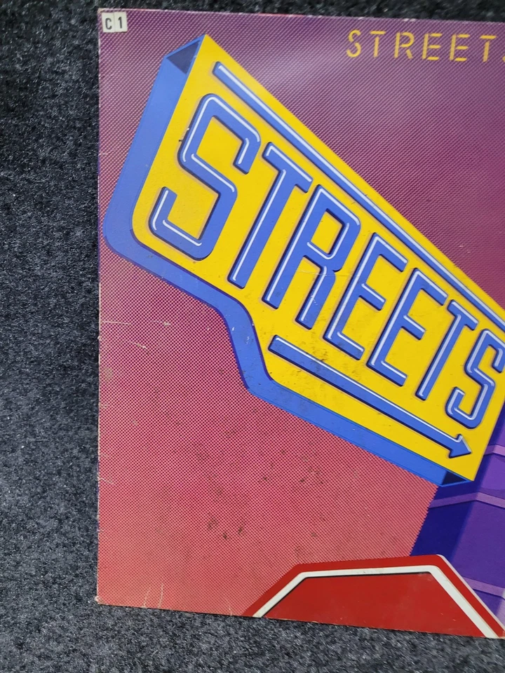 Vintage Streets 1st Album Vinyl Record 1983 Atlantic Hard Rock Germany 78-0117-1 Foto 2 de 4