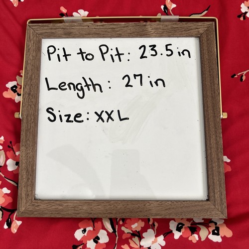 Camicetta Liz Claiborne Career senza maniche rossa floreale raccolta top zip posteriore XXL - Foto 6 di 6