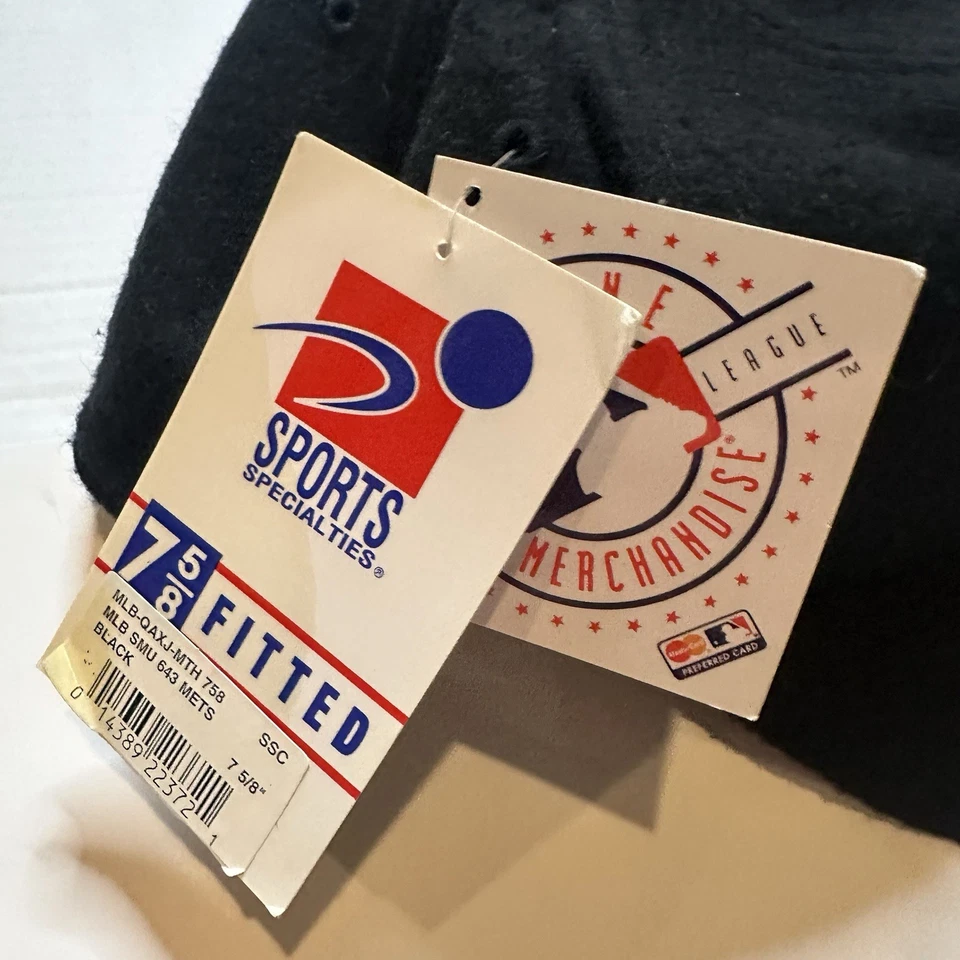 NWT 90s Vintage New York Mets MLB Genuine Merchandise Snapback Size 7 5/8 Fitted - Image 4 of 4