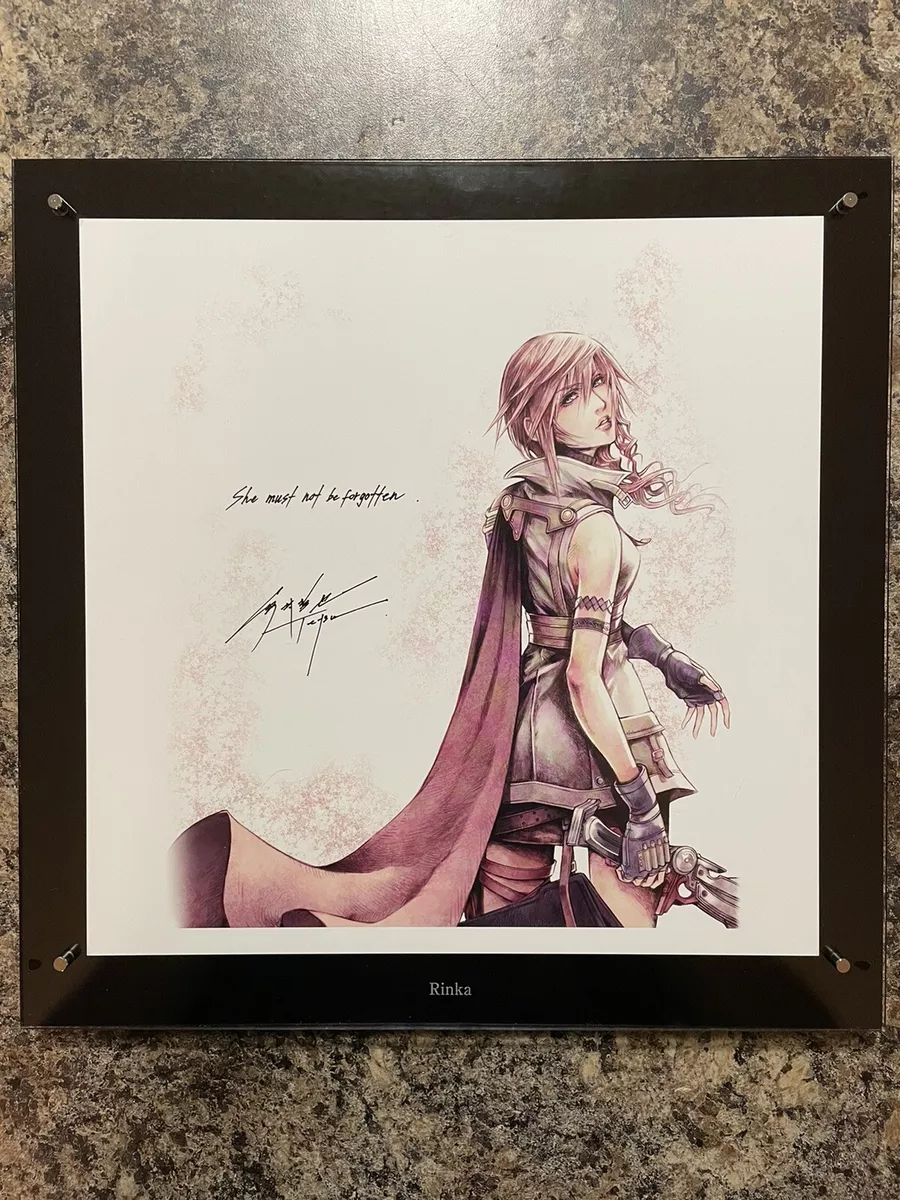 Square Enix Ultimate Member Final Fantasy XIII Lightning Plate *US SELLER*