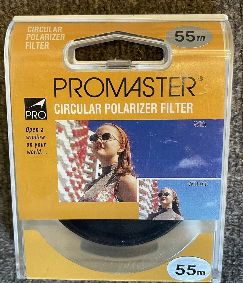 Pro Master 55mm Circular Polarizer Camera Filter  Quality Reflection Elimination - Image 3 of 3