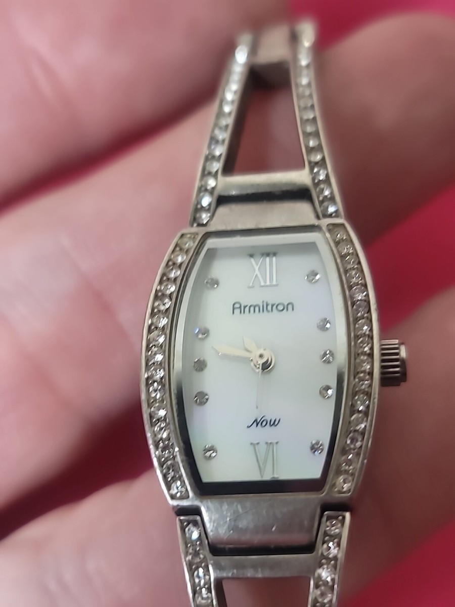 Armitron Women\'s Watch 75/3531 Quartz Mother of Pearl Dial Steel Tank 18mm Armitron Now 75/3531 Quartz Analog Women main image 2