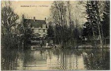 Amboise, Maison ou fut sevré Francois 1er, Le Sevrage,plan d'eau et barque 