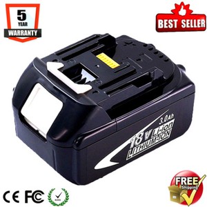 3 0ah Li Ion Battery Pack For Makita Bl1830 18v Lxt Lithium Ion Bl1815 Bl1845 Us Ebay