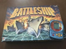 2002 Board Game Battleship and Electronic Hand Held Battleship Game 