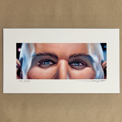 Jason Edmiston DRIVE Print RYAN GOSLING Eyes Without A Face Mondo Poster EWAF