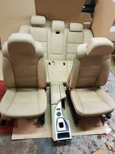 Bmw 5er E60 Sport Limousine Lederausstattung Ledersitze Ausstattung beige Leder