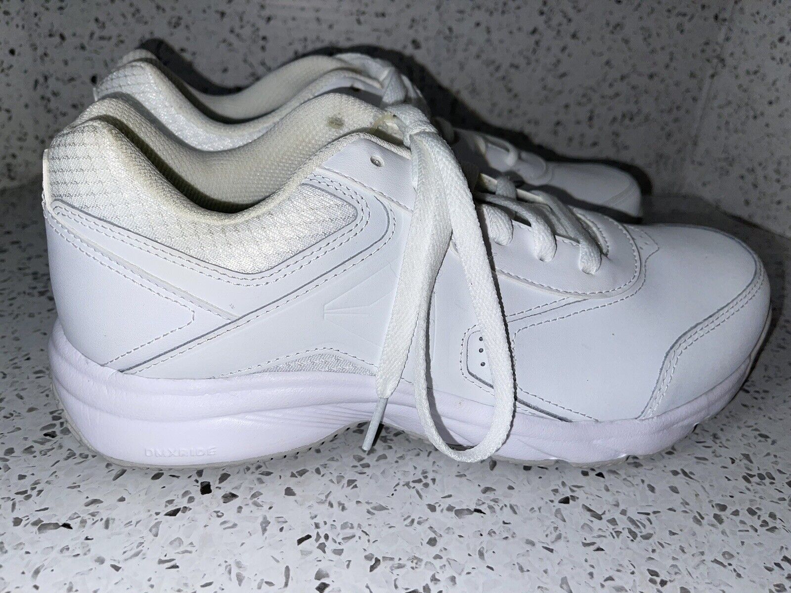 Reebok Memory Tech Mens White Sneakers Oil/Slip R… - image 6
