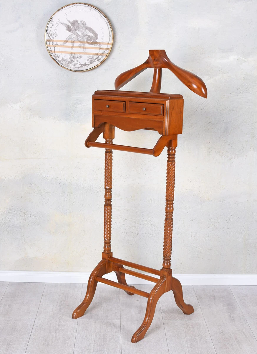 Valets Mahogany Valet Stand Wood Butler Clothes Stand Antique