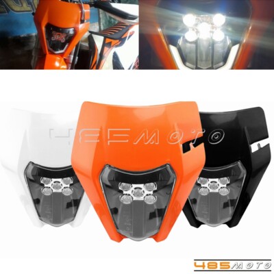 Enduro LED Headlight For KTM EXC XCW EXC F TTR XR TE FE 250 350 450 SMC 690 R