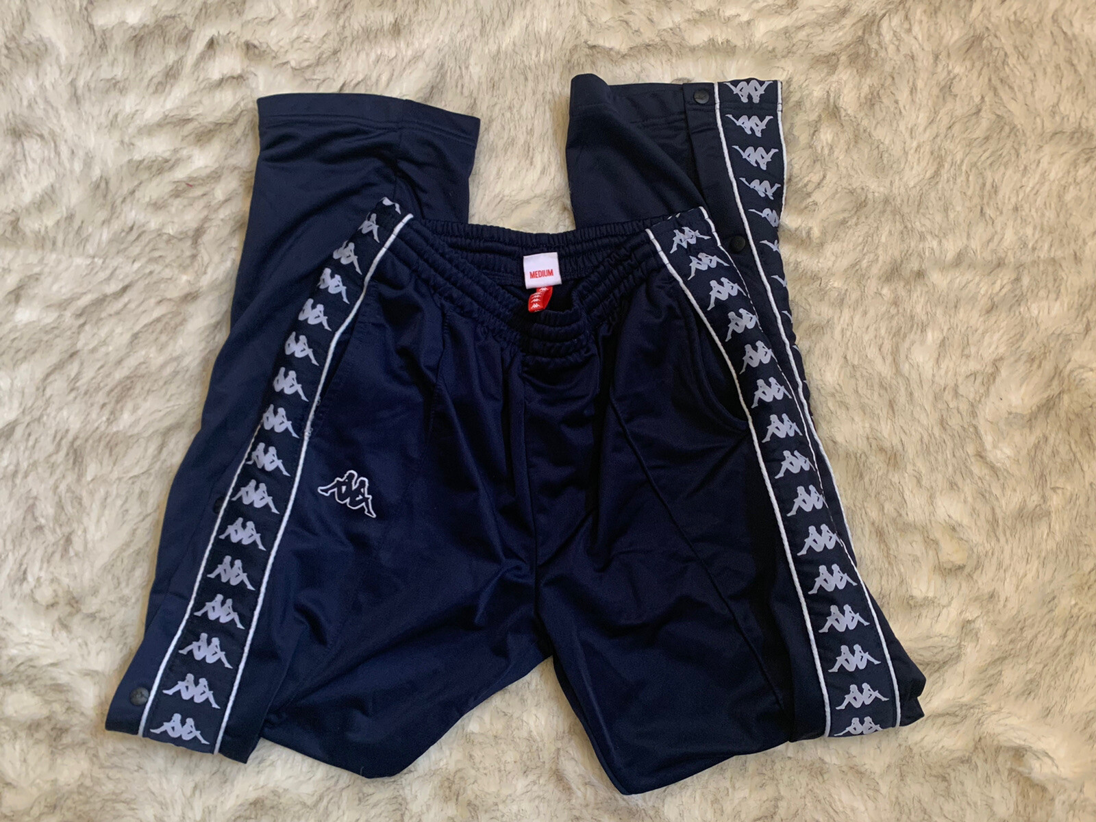 Vintage Men’s Breakaway Snap Sides Logo Track Pants (… Gem