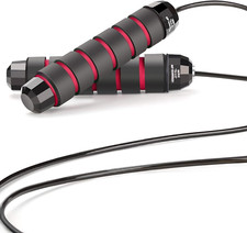 Cuerda para saltar rodamientos de bolas cable de cuerda ajustable de velocidad