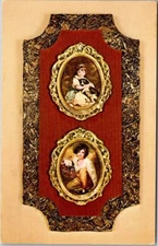 National Handcraft Institute Victorian Showcase Vintage Chrome Postcard A73