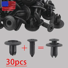 30x Bumper Retainer Fender Liner Hood Rivet Trim Fastener Clips For Hyundai KIA