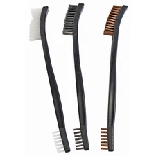 Birchwood Casey Utility Brush 3 Pack Nylon Bronze Stainless Durable Gun Cleaning