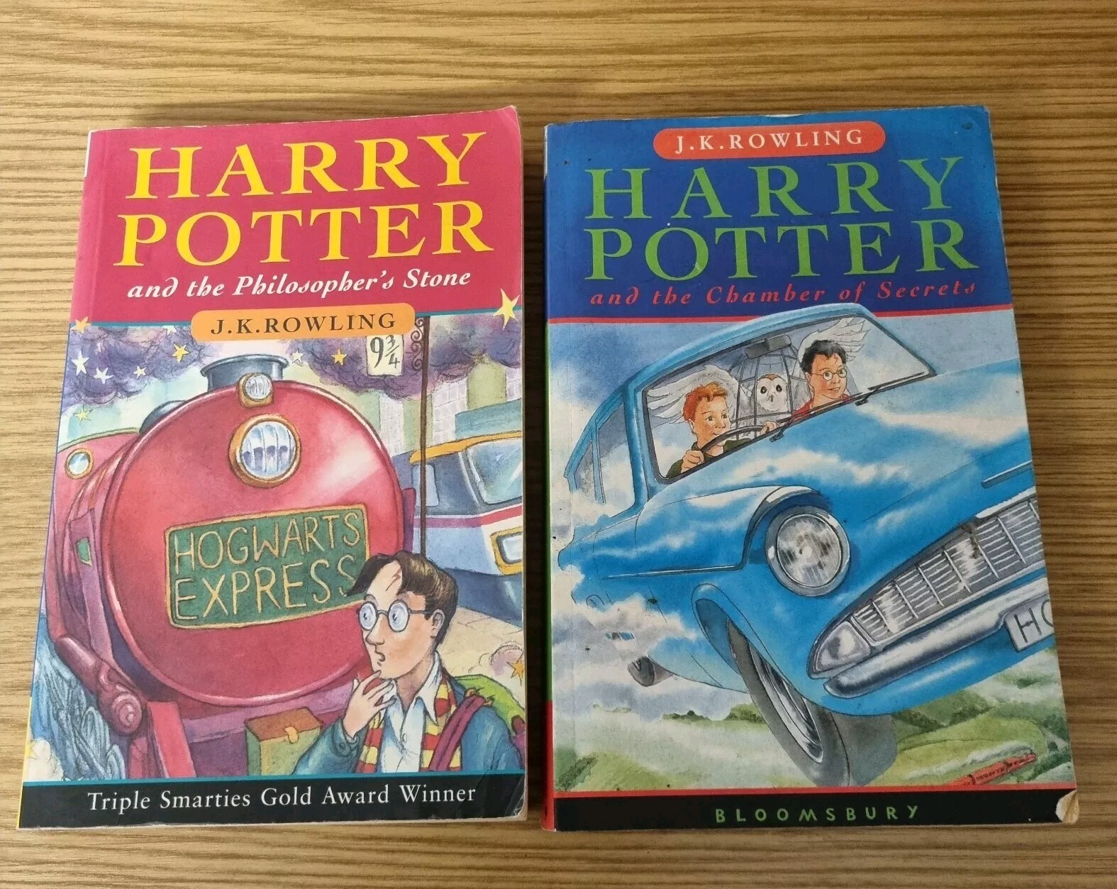Harry Potter and The Philosophers Stone And Chamber Of Secrets Books Bloomsbury