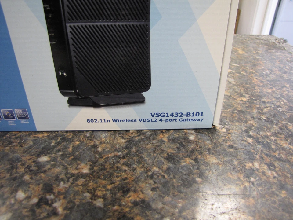 ZyXEL VSG1432-B101 802.11n Wireless VDSL2 4-port Gateway - NEW in box - QTY - Image 2 of 4