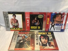 ROCKY 1 5 Laserdiscs Lot Of 5 With OBI Japanese Edition