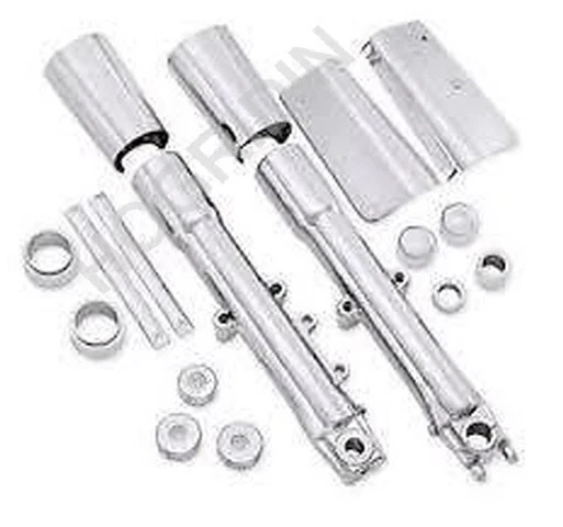 Harley softail fatboy chrome front end package lower fork sliders legs 46661 07
