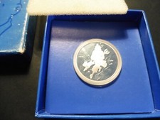 RARE MEDAILLE ARGENT 925 TINTIN MDP  1993 "LES SOVIETS "NEUF EN BOITE DEFRAICHIE