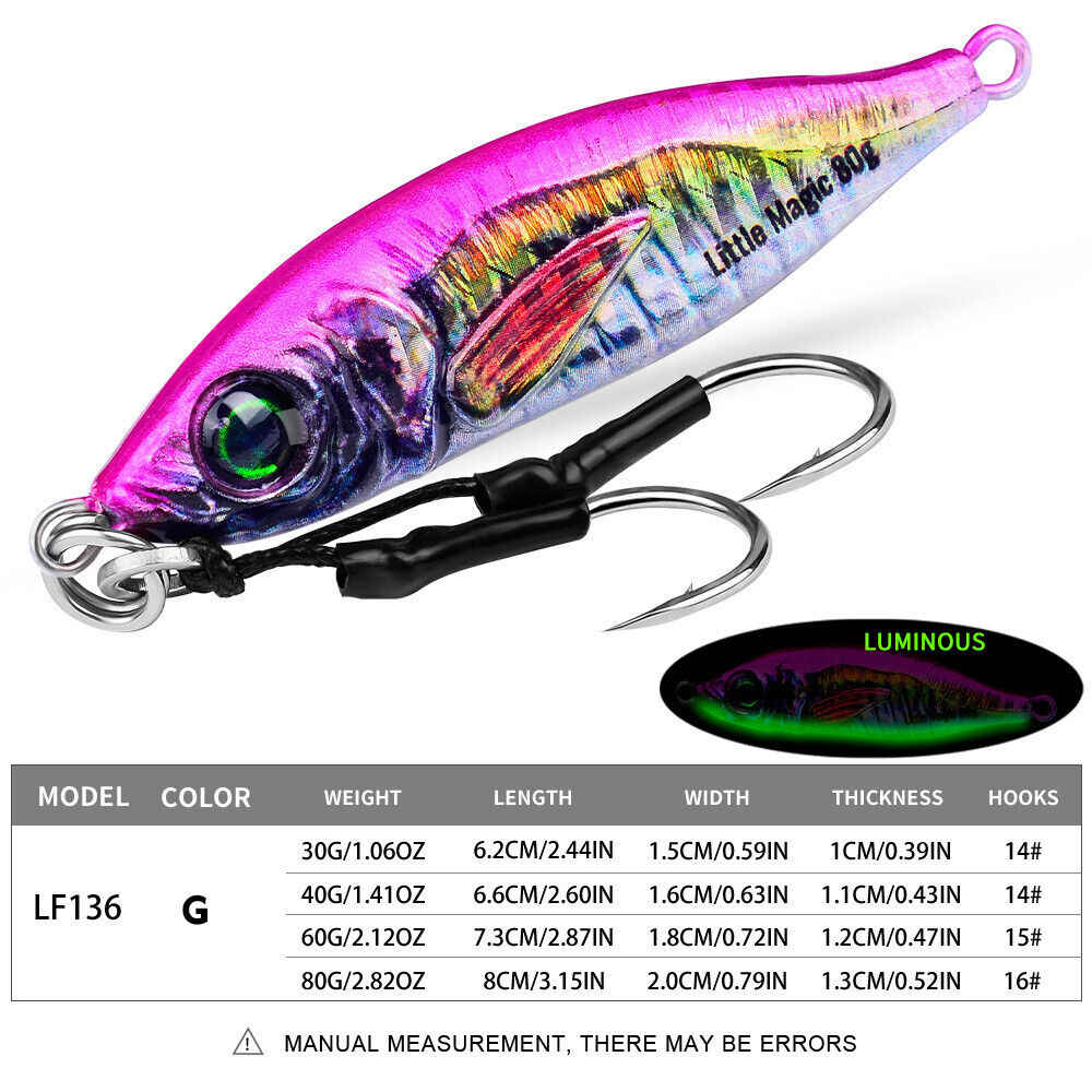 Slow Metal Jig Lure 3D Printing Little Jack VIB Trout Tuna Slow Metal Jig Lure 3D Printing Little Jack VIB Trout Tuna