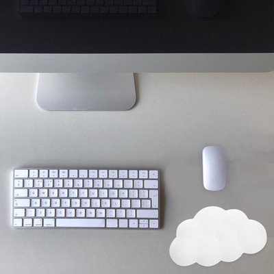  Süßes Mauspad -Pad -Handgelenksunterstützung Cloud Mouse Rest Büro