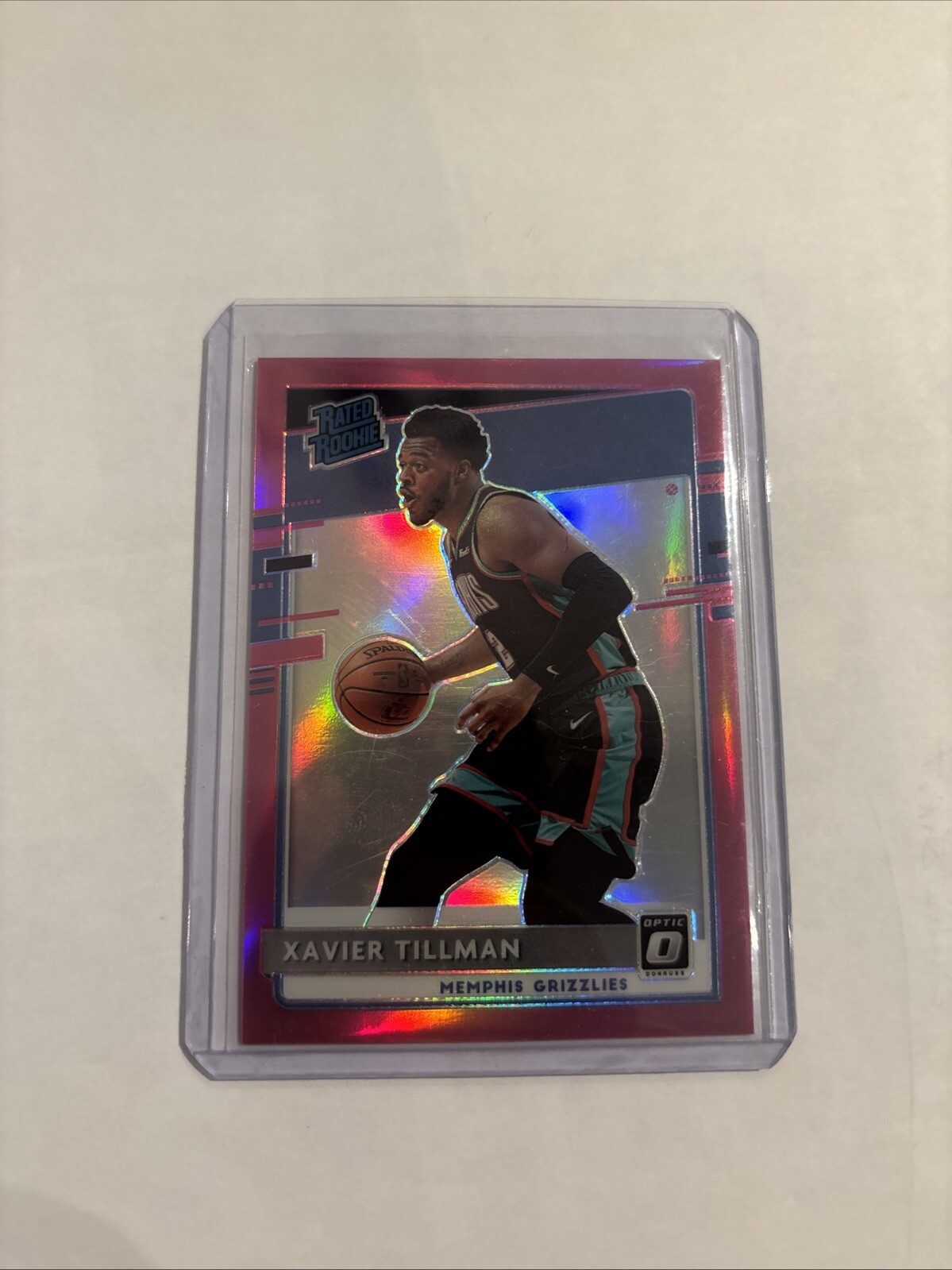 2020 NBA Optic Xavier Tillman Rated Rookie Pink /25