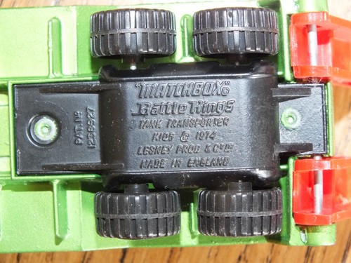 + Matchbox Lesney Battle Kings Transport Truck, Tank Transporter K106 1974 + - Bild 5 von 6