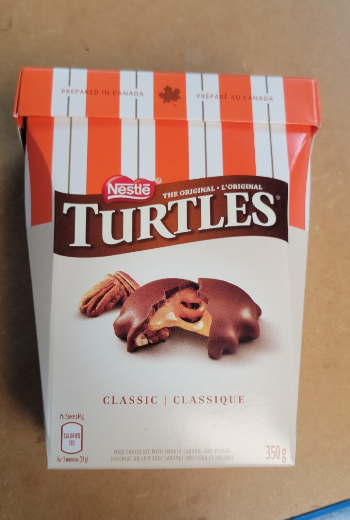 Nestle the Original Turtles 100% Pecan 350g/12.34oz Box - FREE SHIPPING