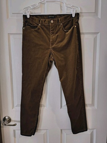 banana republic corduroy pants Women's Brown Size 31 X 28 Tapered EUC - Picture 5 of 5