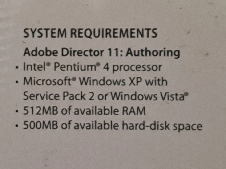 Adobe Director 11 NEW multimedia/game authoring suite, factory seal full version - Image 3 of 4