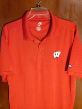 Pro Player Wisconsin Badgers Golf Polo Men's XL