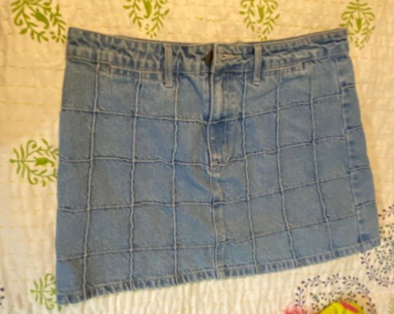 Forever 21 denim collection patchwork mini jean s… - image 2