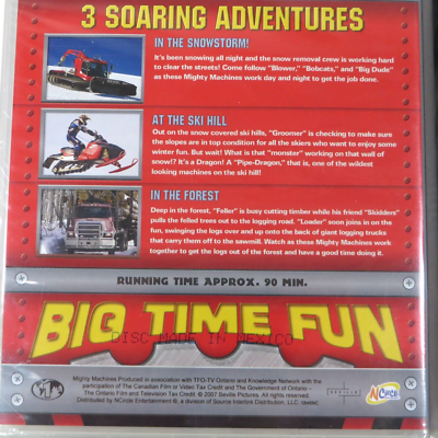 Mighty Machines (DVD) - Tremendous Tools & Winter Blast - 2 DVDs
