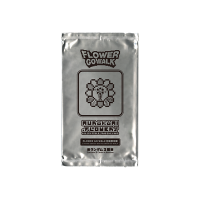 Takashi Murakami FLOWER GO WALK COLOR Aurora Multi x White w/cards