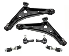 Front Lower Control Arms Sway Bar Links Tie Rods For Mitsubishi Mirage 2014-2023