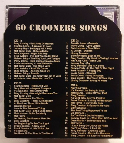 Crooners - Juke Box Hits 60 Songs on 4 CD Boxset 2000 CD - Picture 2 of 10
