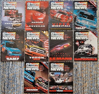 Mopar Performance News Mag - 87 Misc Issues between 2000 and 2014 **RARE**